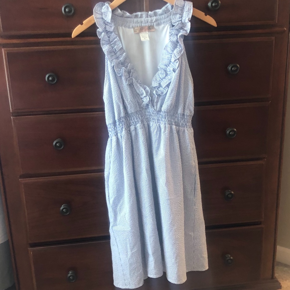 Seersucker Dress